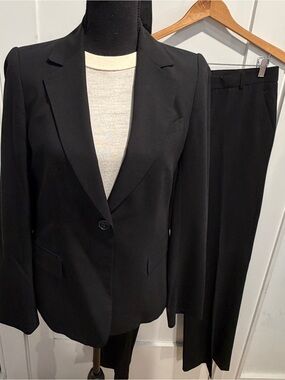 NWT NEW CALVIN KLEIN EXCLUSIVES WOMEN’S BLACK PANT SUIT 6